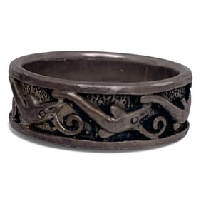 Sterling Silver Dolphin Ring