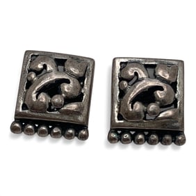 Pair Of Sterling Silver Earrings