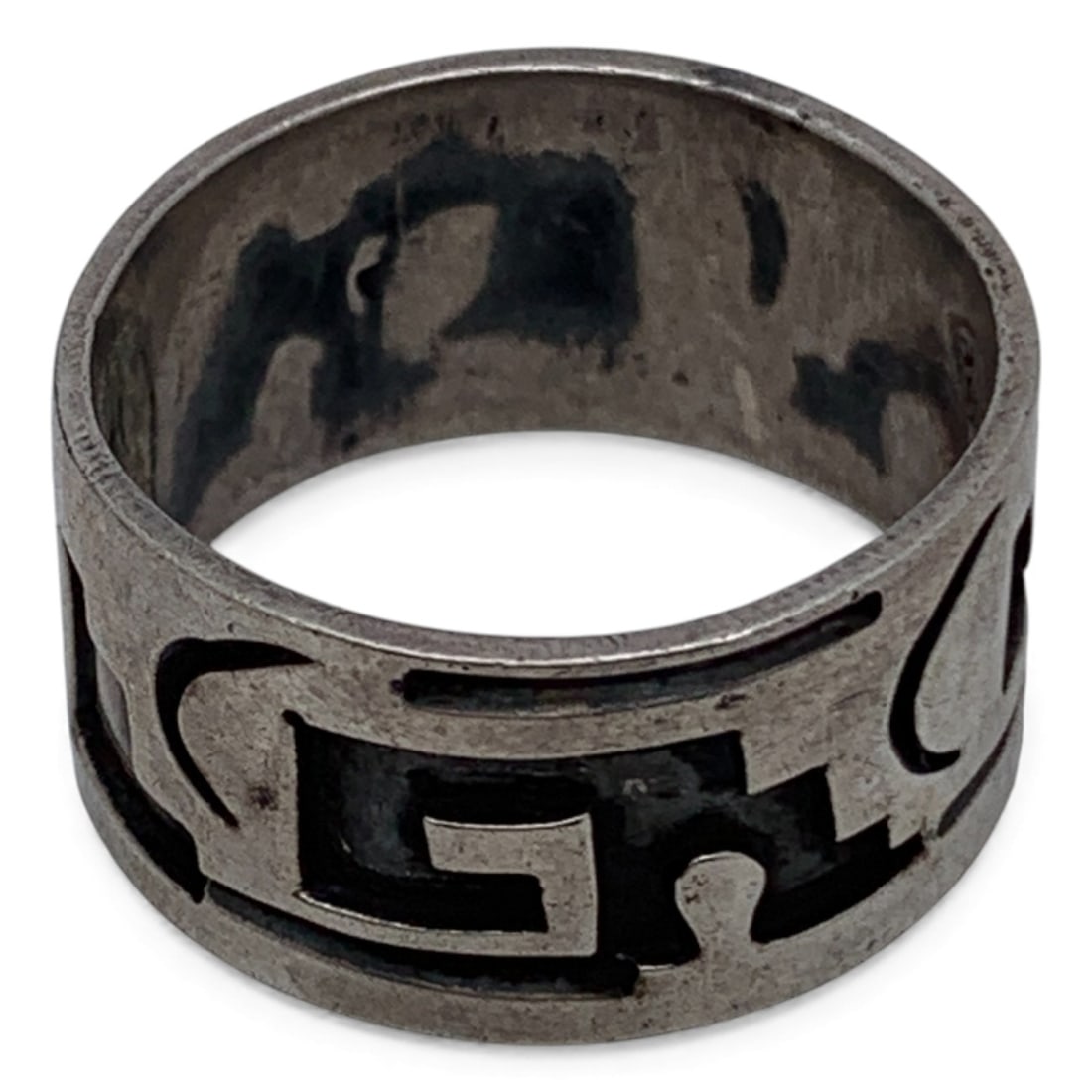 Mexico Sterling Silver Ring: Marked 925 - Size 8.5 - 5.3 Grams
