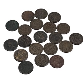 Group Of 20 Indian Head Pennies
