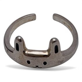 Sterling Silver Animal Head Ring