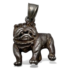 Sterling Silver Dog Pendant