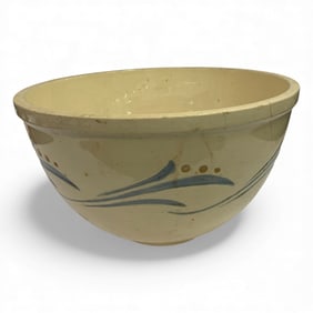 Roseville Pottery Mixing Bowl, Lily Of The Valley