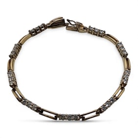 Sterling Silver & Cubic Zirconia Bracelet