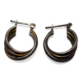 Pair Of Sterling Silver Earrings