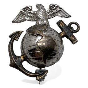 Sterling Silver Military Pendant