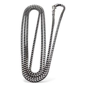 Long Sterling Silver Necklace