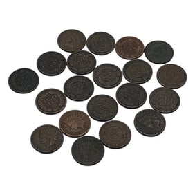 Group Of 20 Indian Head Pennies