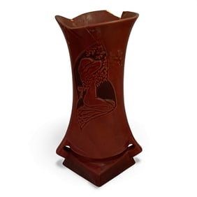 Roseville Art Pottery Silhouette Nude Vase