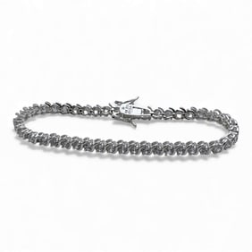 Sterling Silver & Cubic Zirconia Bracelet