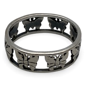 Sterling Silver Butterfly Ring