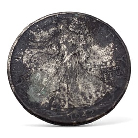 1942 Walking Liberty Silver Half Dollar