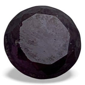 Faceted Purple Sapphire Gemstone