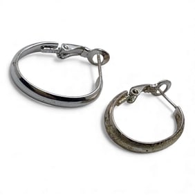Pair Of Sterling Silver Earrings