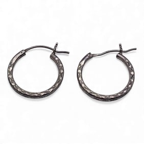 Sterling Silver Hoop Earrings