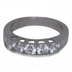Sterling Silver & Cubic Zirconia Ring