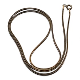 Sterling Silver Gold Tone Necklace