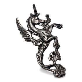 Silver Pendant Depicting Animal