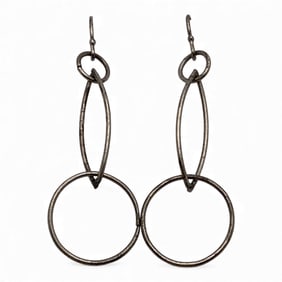 Pair Of Sterling Silver Earrings
