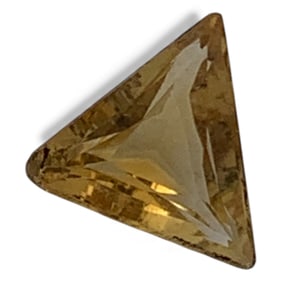 Faceted Yellow Citrine Gemstone