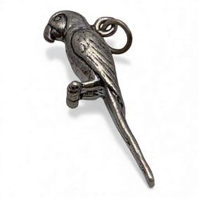 Sterling Silver Parrot Charm