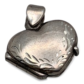 Sterling Silver Heart Pendant Locket