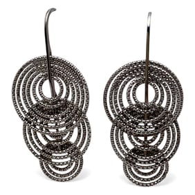 Pair Of Silver Earrings