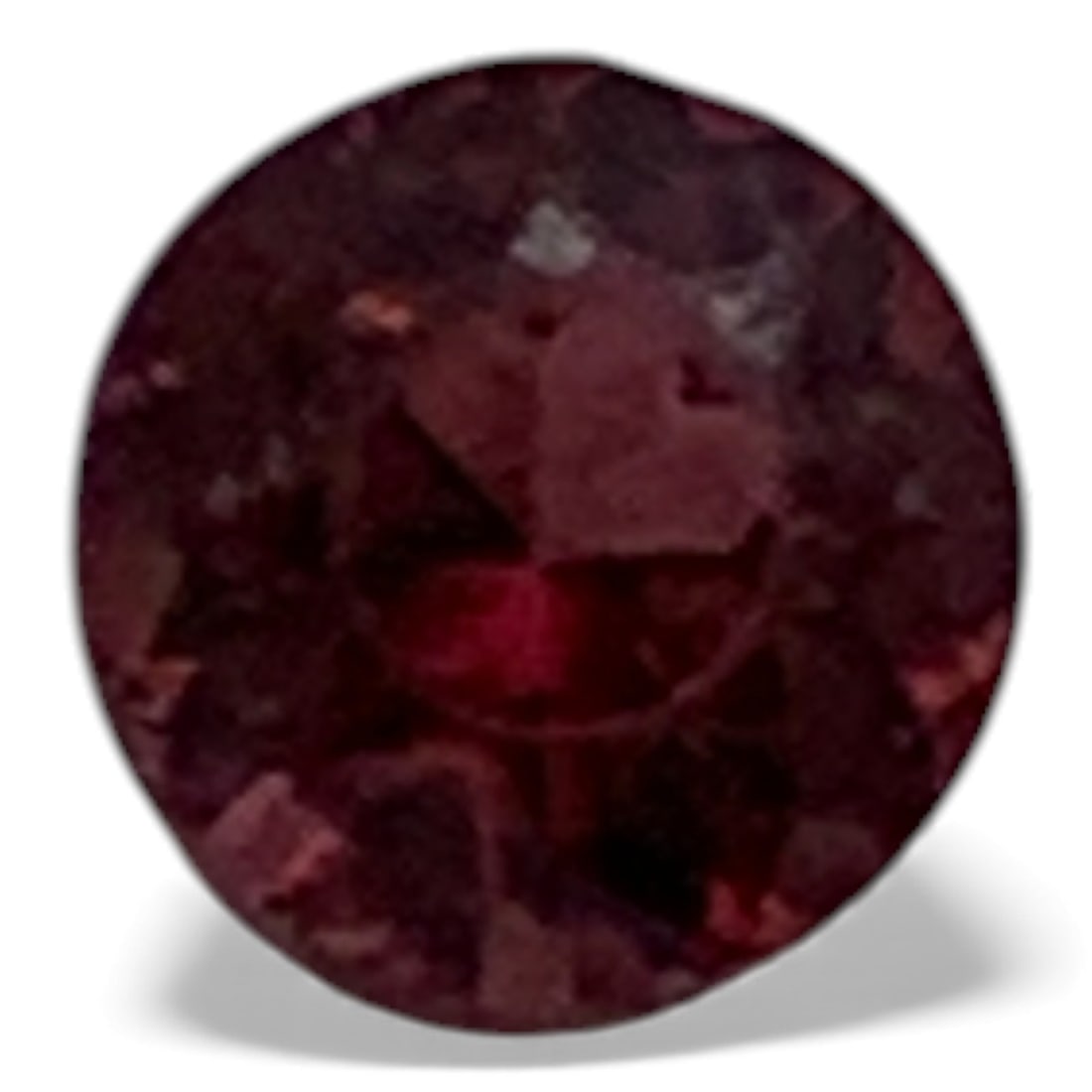 Faceted Pink Tourmaline Gemstone: 6.25mm Diameter - See Photos Gemstones Tested With Presidium Gem Tester Il - Berners Does Not Guarantee Authenticity Of Gemstones