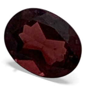 Faceted Red Tourmaline Gemstone