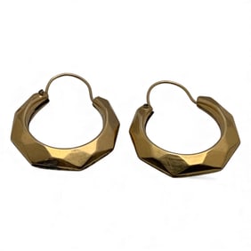 Pair Of 14k Gold Earrings