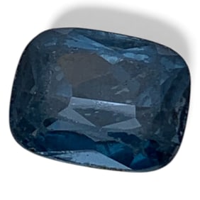 Faceted Blue Spinel Gemstone