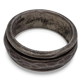 Sterling Silver Ring With Rotating Center