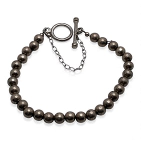 Sterling Silver Beaded Bracelet