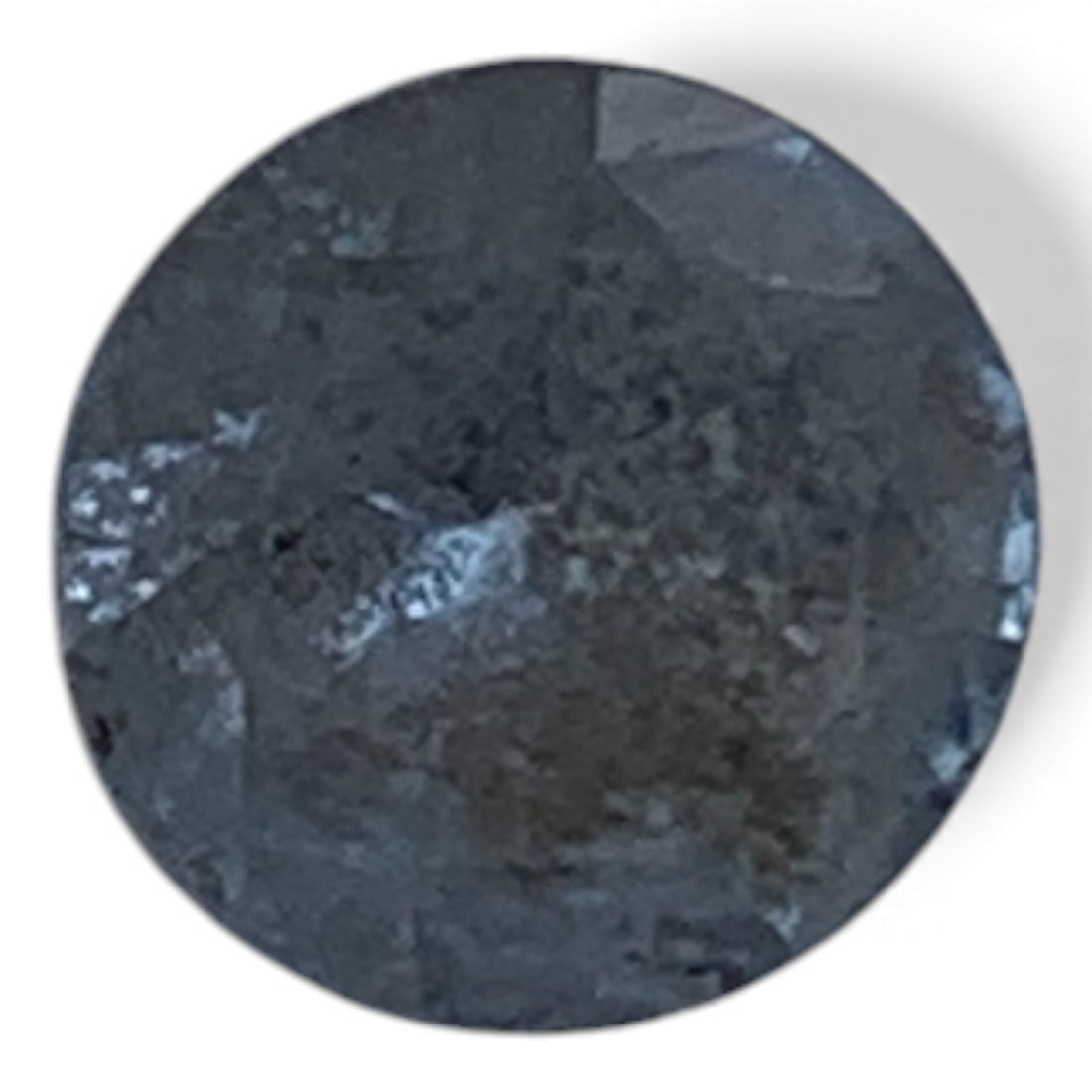 Faceted Blue Spinel Gemstone: 8.10mm Diameter - See Photos Gemstones Tested With Presidium Gem Tester Il - Berners Does Not Guarantee Authenticity Of Gemstones