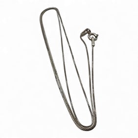 Sterling Silver Box Chain Necklace