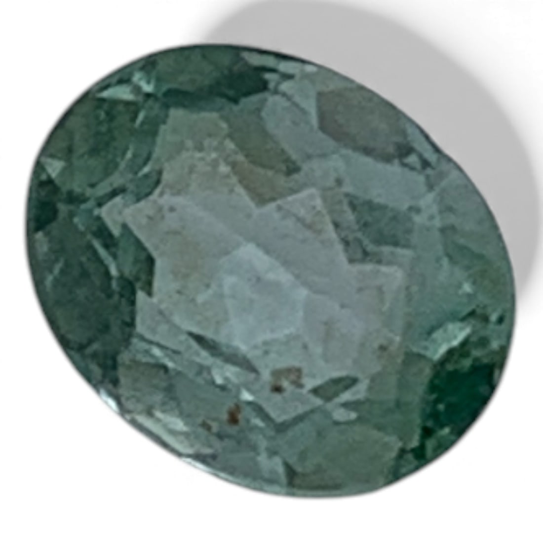 Faceted Green Spinel Gemstone (1 of 2)
