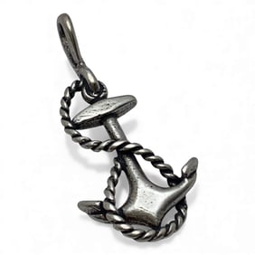 Sterling Silver Anchor Pendant