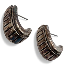 Pair Of Sterling Silver Earrings