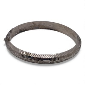 Sterling Silver Hinge Bracelet