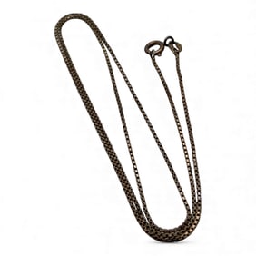 Sterling Silver Box Chain Necklace