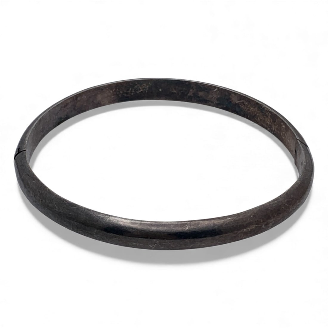 Sterling Silver Hinge Bracelet: Marked 925 - 2 3/8" Inside Width - 8.9 Grams