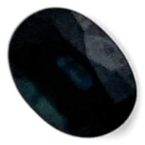 Faceted Blue Topaz Gemstone