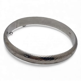 Sterling Silver Hinge Bracelet