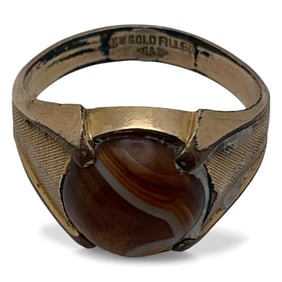 10k Gold Filled & Hard Stone Ring