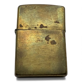 Gold Tone Marlboro Zippo Lighter