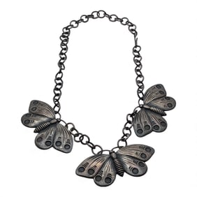 Silver Butterfly Necklace