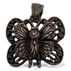Silver Butterfly Pendant