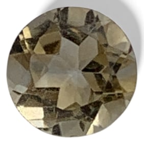 Faceted Yellow Citrine Gemstone