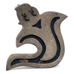 Sterling Silver Ghost Pin