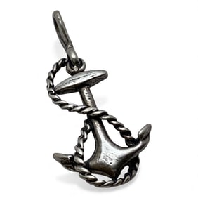 Sterling Silver Anchor Pendant